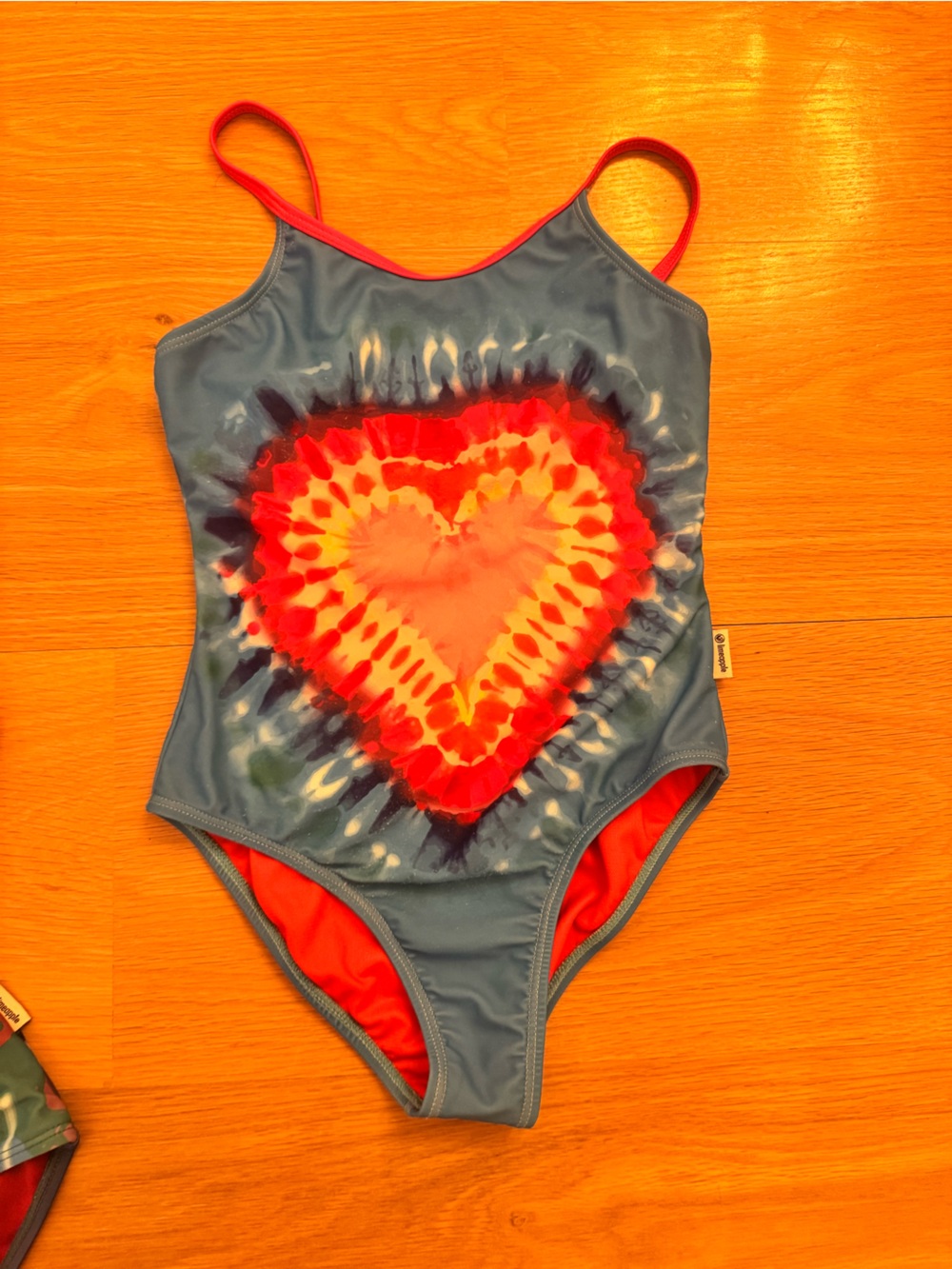Limeapple Tie Dye Girls One Piece Swim Size 8